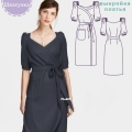 shkatulka sew.ru - Dress with puff sleeves WD300721 - height 166-170