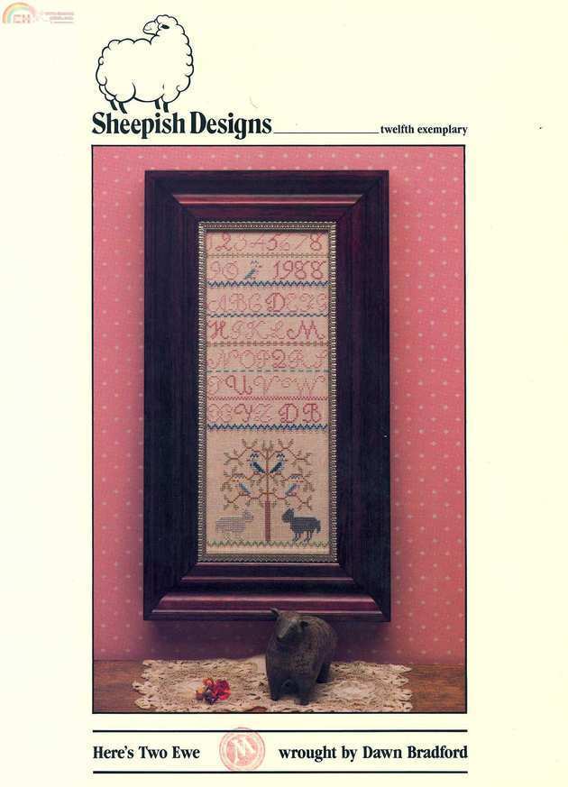 Sheepish Designs Here\'s two eweCross stitch Communication / Download (only reply)Cross