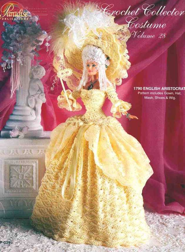 Paradise Publications Crochet Collector Costume Vol. 28 1790