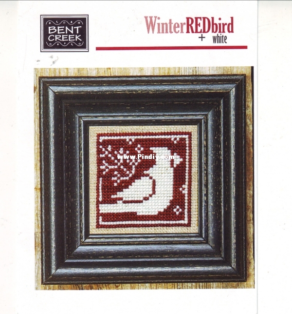 Bent Creek OC113 Winter Redbird + WhiteCross stitch Communication
