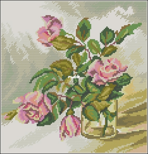 RTO M285 Rose\'s Whisper PCS + XSDCross stitch Communication