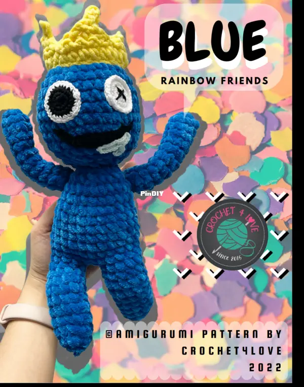 Blue Rainbow friends: Crochet pattern