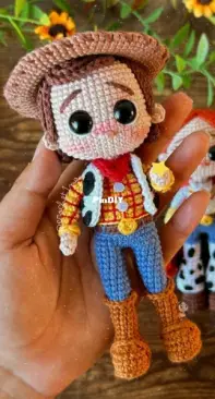 Crochetina - Paulina Cáceres - Woody - Spanish