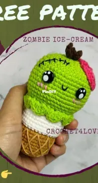 Crochet4Love - Bao Ha Gia - Zombie Ice-Cream - Free