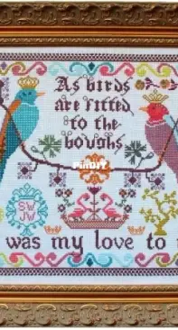 Lindy Stitches - Birds to the Boughs - English