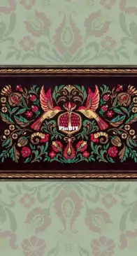 OwlForest Embroidery Pomegranate Bird Night Songs  XSD + PCS