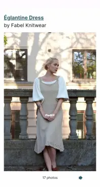 Eglantine Dress by Helene Arnesen (Fabel Knitwear)