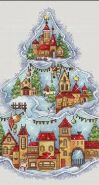 Milena Stitch - Holiday town by Elena Mityakina