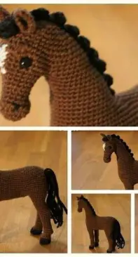 Zizidora Crochet Patterns - Cecilia Karlsson- Hayley the Horse