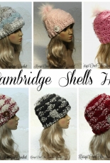 Krissys Over The Mountain Crochet - Kris Moore - Cambridge Shells Hat