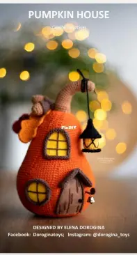 Dorogina Toys - Knitted World by Elena - Elena Dorogina - Pumpkin house
