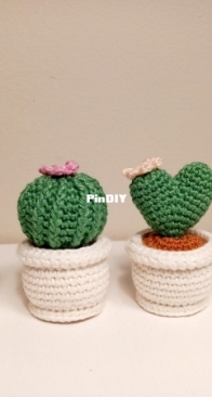 Cactus Love - Design Rachel Crochê