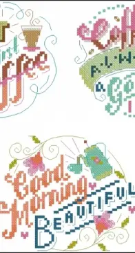 Coffee Sleeves by Emma Congdon from Cross Stitch Crazy 245 PCS + XSD