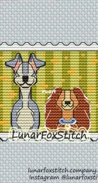 Lunar Fox Stitch - Lady and The Tramp