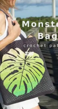 Outstanding crochet - Natalia Kononova - Monstera Bag