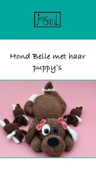JesStijl - Jessica Harmsma - Dog Belle With Her Puppies - Hond Belle Met Haar Puppys - Dutch
