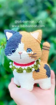 BiBiBonBon Craft - Do Phuong Dung - Lucy the Calico cat - Lucy la gatita Calico - Lucy A Gata Calico - English - Spanish - Portuguese