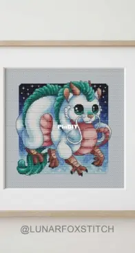 Lunar Fox Stitch - Dragon Haku