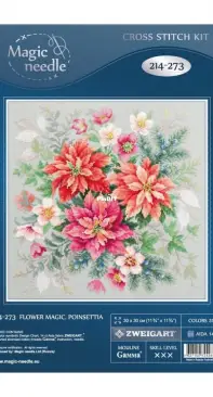 Чудесная игла / Magic Needle - 214/273 - Flower Magic. Poinsettia