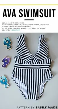 Easily Made - Ava Swimsuit (Babies and Kids) - English