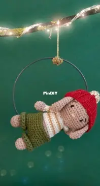Rico Design - Ricorumi - Maschen Maedle - Katharina Kranitz - Christmas Crochet Along - Sweet Christmas Bunny - French, English and Dutch - Free