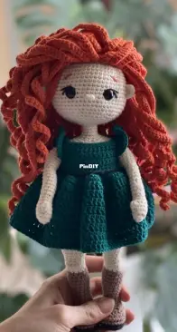 Crarlotte Witch Doll by ludaorlova_toys
