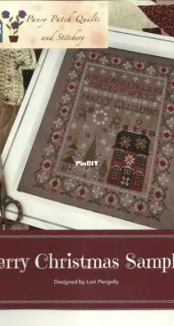 Pansy Patch Quilts & Stitchery PPQS053 - Merry Christmas Sampler by Lori Pengelly