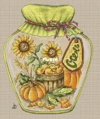 Autumn In A Jar by Jeanne Dick