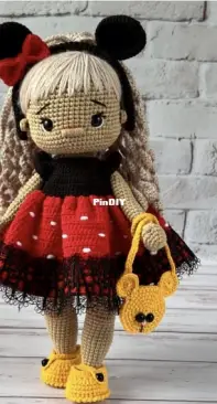 CrochetBunnyDesign - Soni Toys - Irina Tarasova - Mollie outfit - Traje Mollie para una muñeca - Spanish