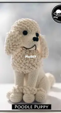 Zizidora Crochet Patterns - Cecilia Karlsson - Poodle Puppy