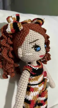Greenfrog.crochet - doll Nina