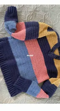 hey_carriex - colorful crochet sweater