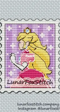 Lunar Fox Stitch - Princess Peach