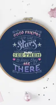 Stitchrovia - Good Friends Are Like Stars by Emma Congdon PCS + XSD