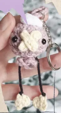 GhostKitty Crochet - Sophia - Drifloon Keychain - Free