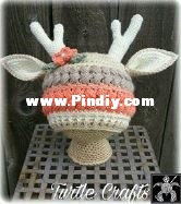 Turtle cratfs - Textured Vintage Deer Hat.JPG