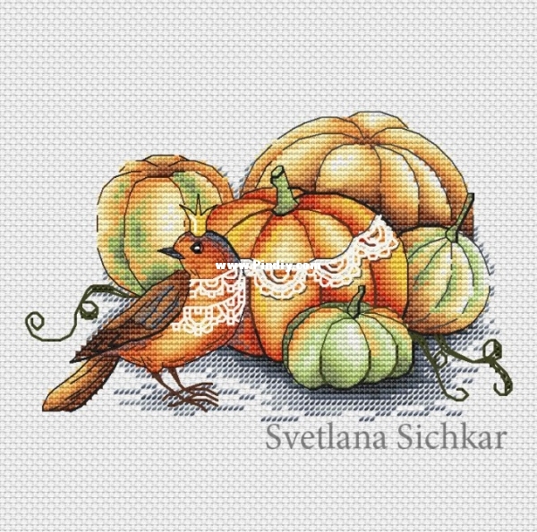 Svetlana Sichkar bird with pumpkin.jpg