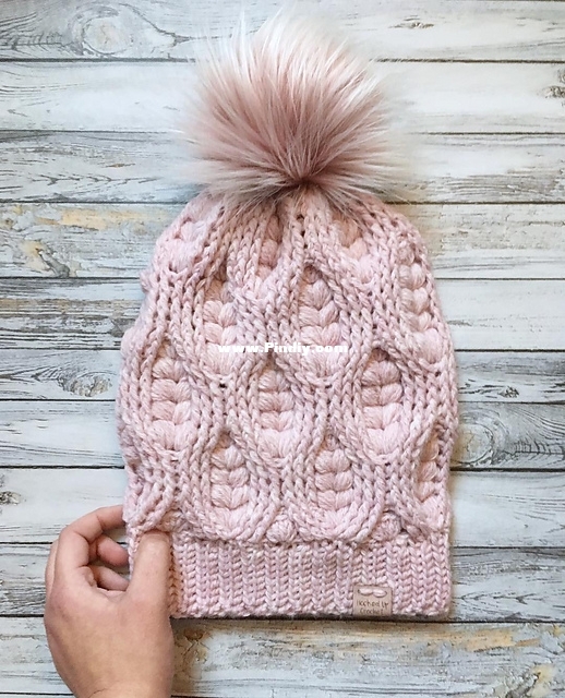 The Woven Hearts Beanie - Hooked Up Crochet - Where Cute and Cozy Meet - Karen Lucas.jpg