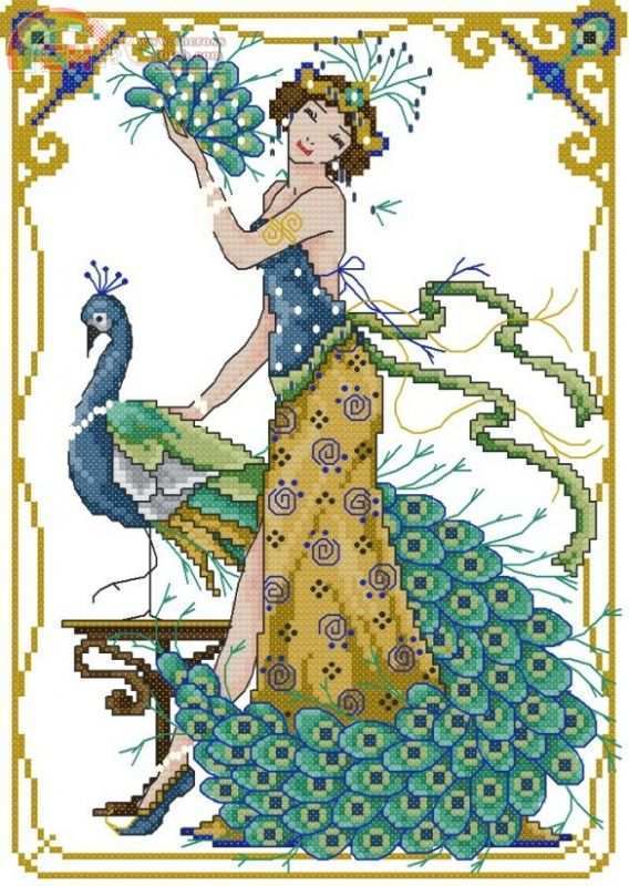 Peacock Lady - Joan Elliott.jpg
