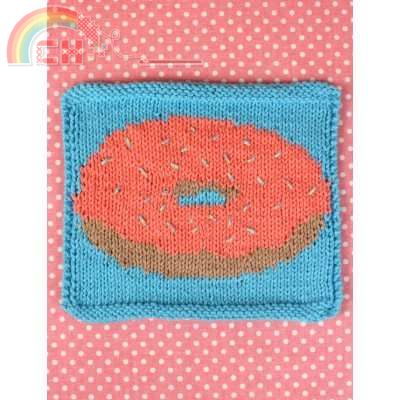 Donut Dishcloth Knitting Pattern