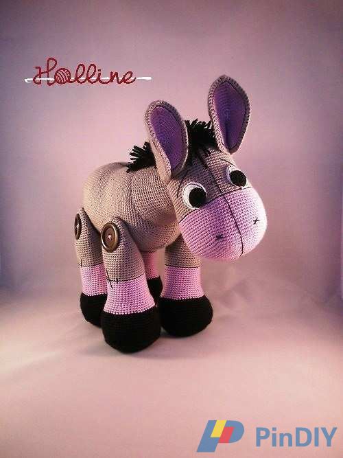 Crocheted Donkey 