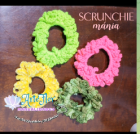 Comparto algo de mi trabajo que me animo a publicar_ Srunchie o coleteros.