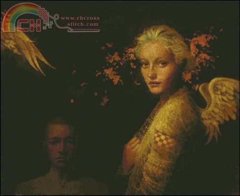 James C. Christensen HAEJC-89 Men and Angels.jpg