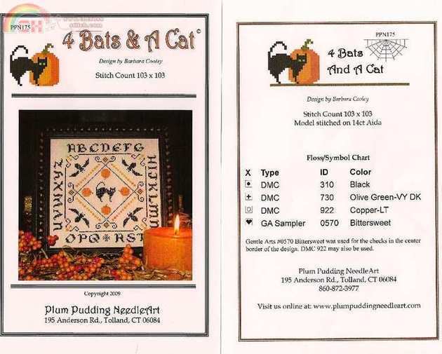 Plumpudding Needleart - Bats & a Cat 1 sm.JPG