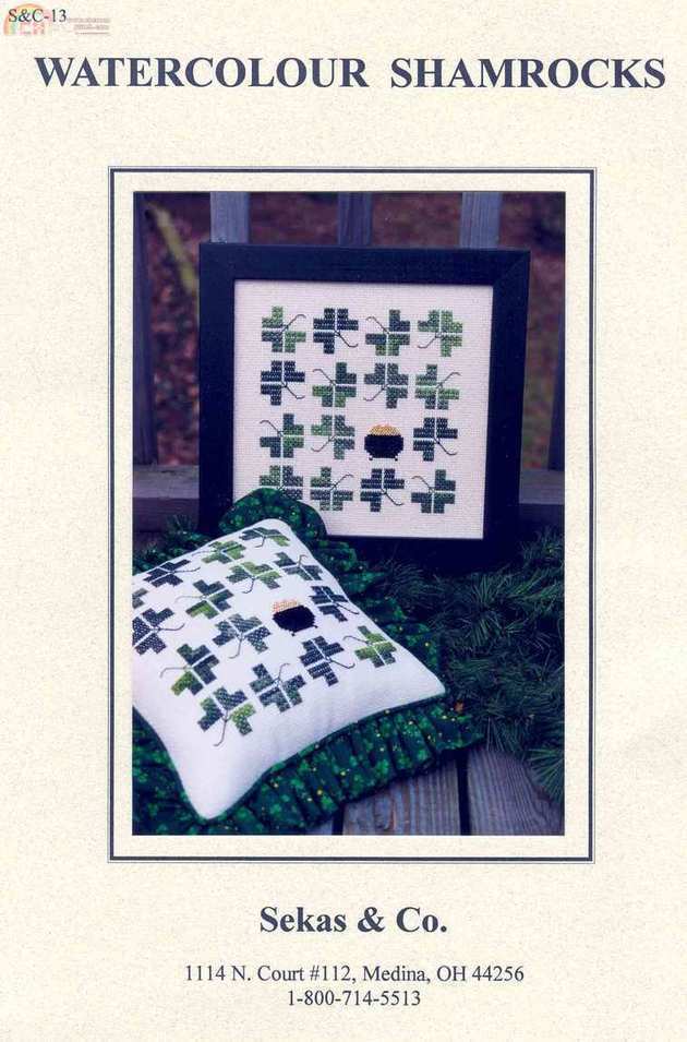 Watercolour Shamrocks - Sekas & Co.jpg