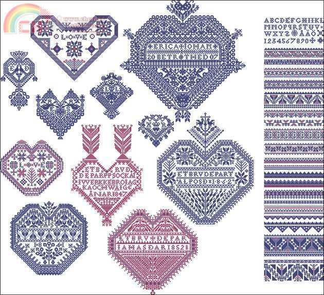 Needleprint Bridegrooms Hearts.jpg