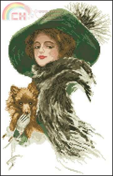 Woman with Dog-Девушка со шпицем.jpg