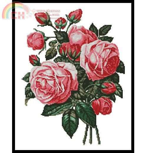 Artecy - Bouquet of Pink Roses