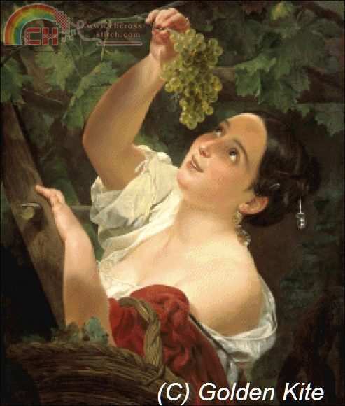 1693. Girl Gathering Grapes (small).jpg
