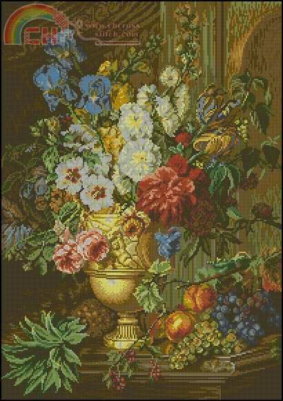 Wiehler 3698-6 - Floral Still Life - Anchor